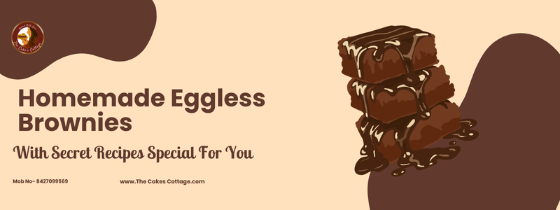 homemade eggless brownie , fudgy brownie